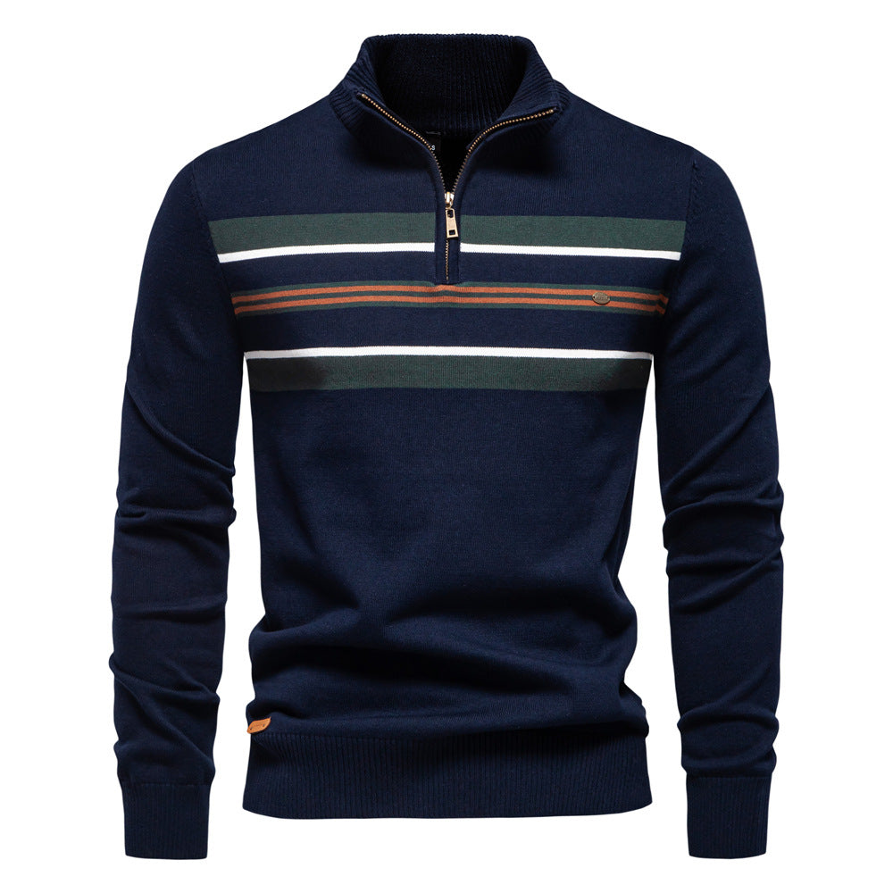 Benny™ Halv Zip Randig Tröja