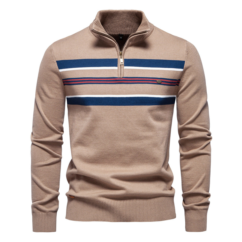 Benny™ Halv Zip Randig Tröja