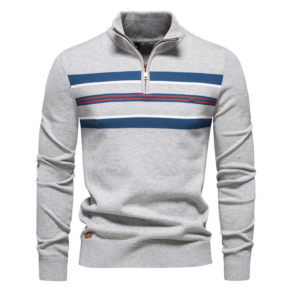 Benny™ Halv Zip Randig Tröja