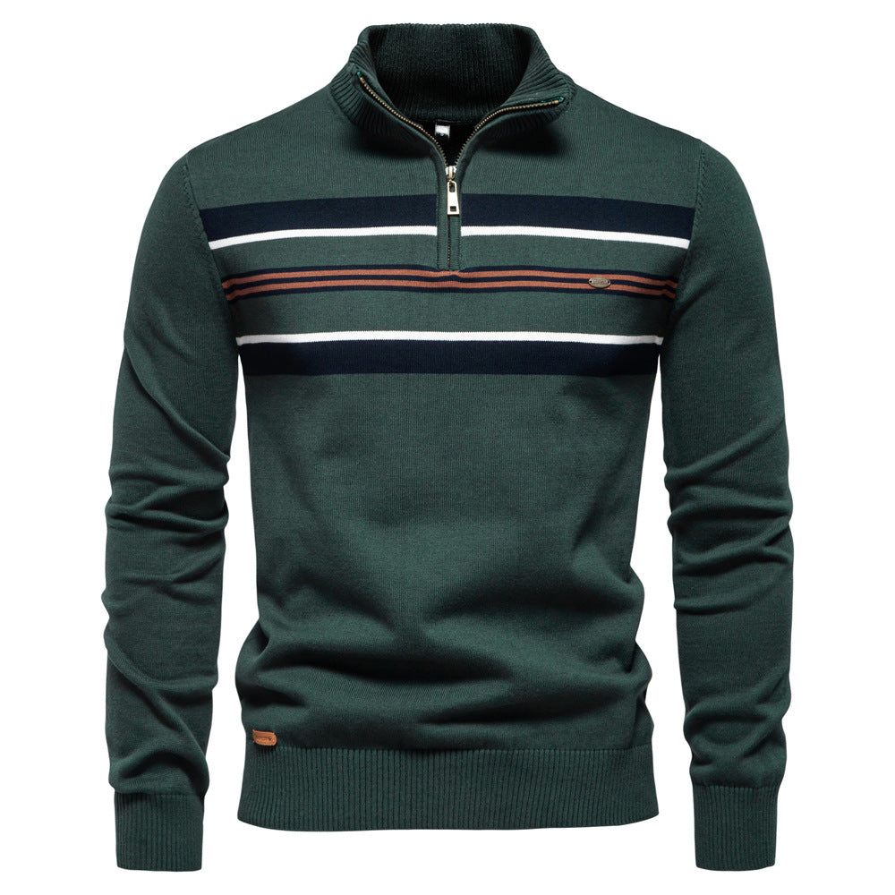 Benny™ Halv Zip Randig Tröja