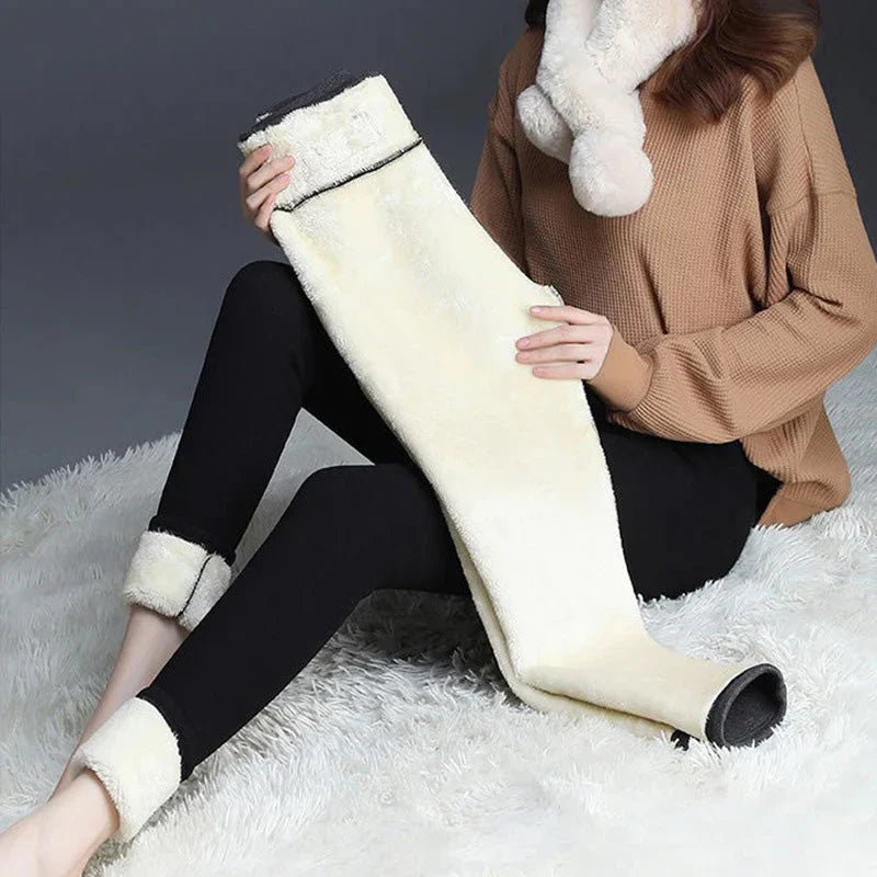 Francine™ Vinterleggings med Lammskinn