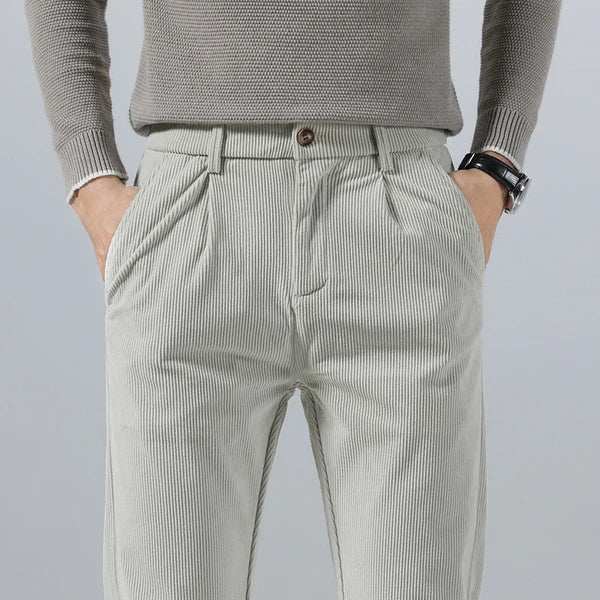 Zaki™ Ribbad Byxa i Velour