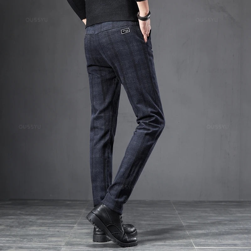 Cornelis™ Rutiga Stretchbyxor