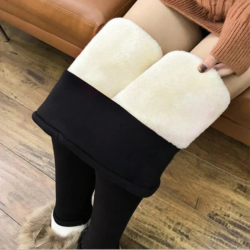 Francine™ Vinterleggings med Lammskinn