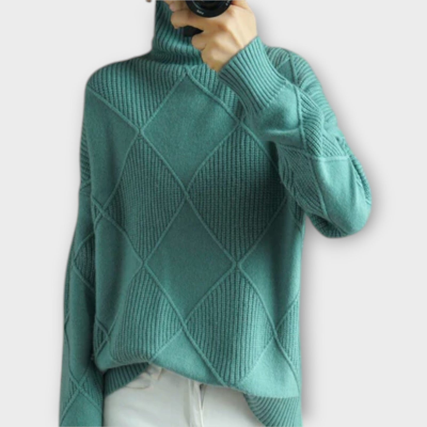 Jonah™ Mysig Kashmirtröja med Polokrage