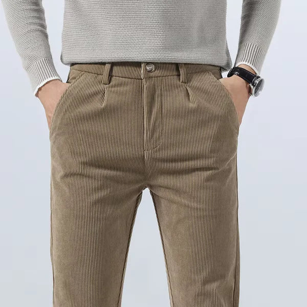 Zaki™ Ribbad Byxa i Velour