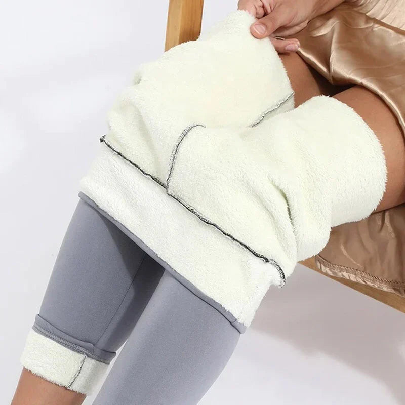Francine™ Vinterleggings med Lammskinn