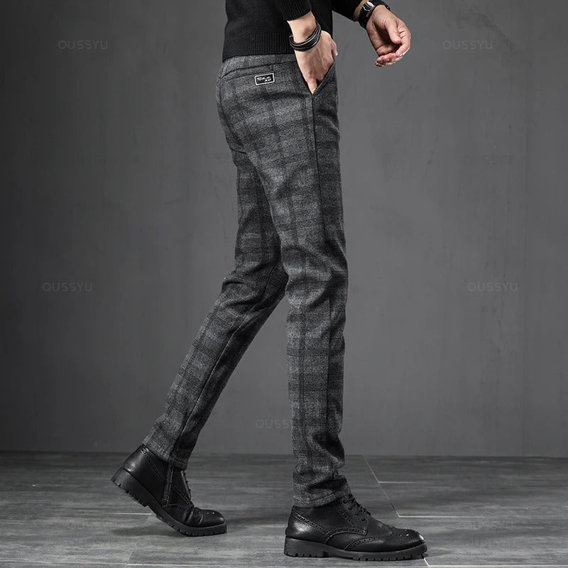 Cornelis™ Rutiga Stretchbyxor