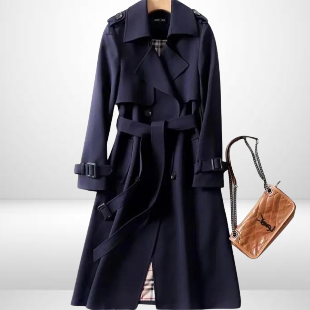 Zoey™ Trenchcoat i Premiumbomull
