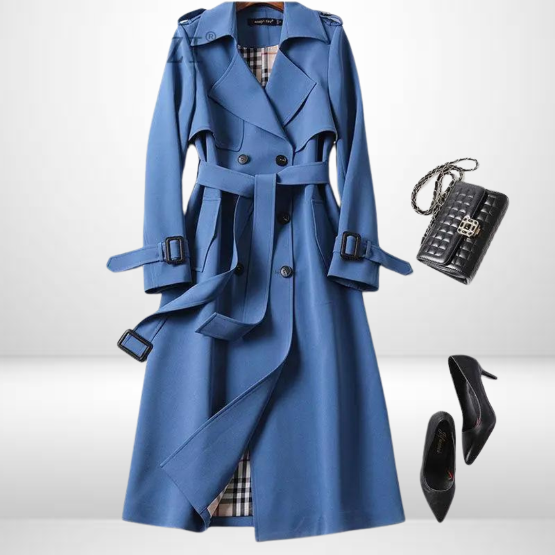 Zoey™ Trenchcoat i Premiumbomull