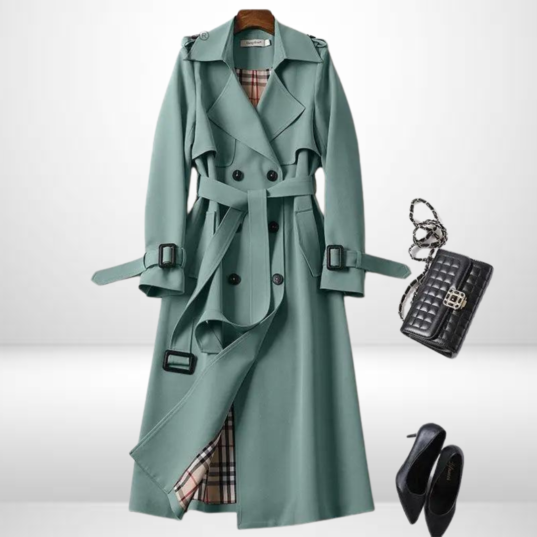Zoey™ Trenchcoat i Premiumbomull