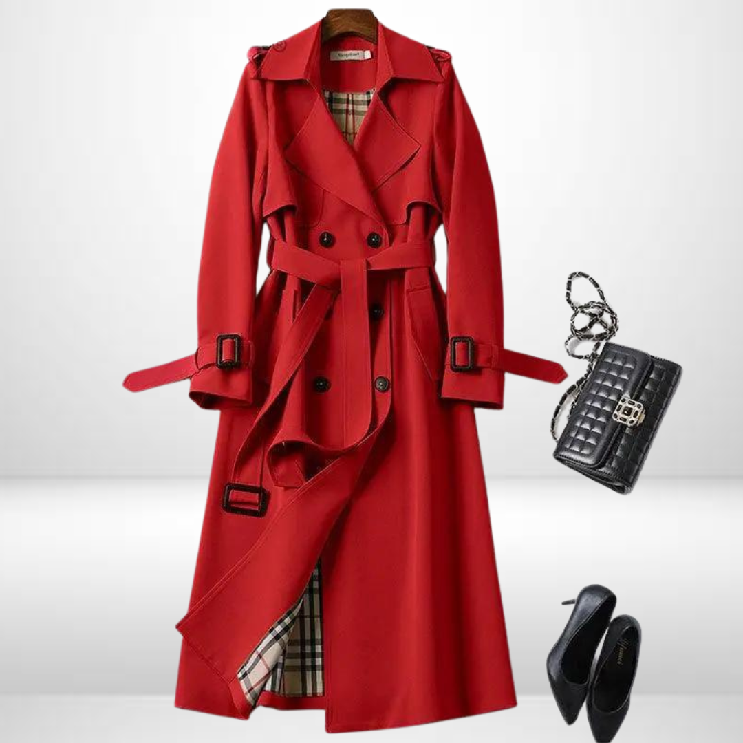 Zoey™ Trenchcoat i Premiumbomull
