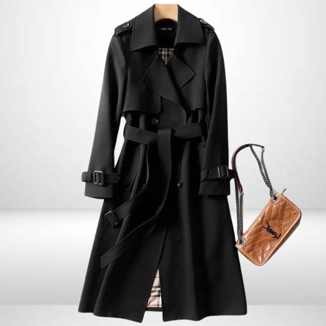 Zoey™ Trenchcoat i Premiumbomull