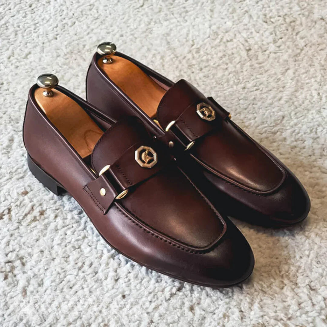 Oskar™ Stilrena Skinnmoccasiner