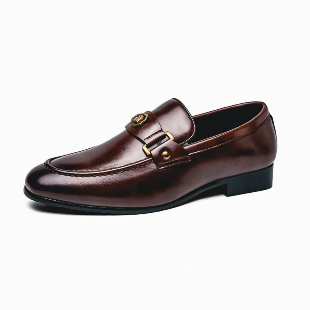 Oskar™ Stilrena Skinnmoccasiner