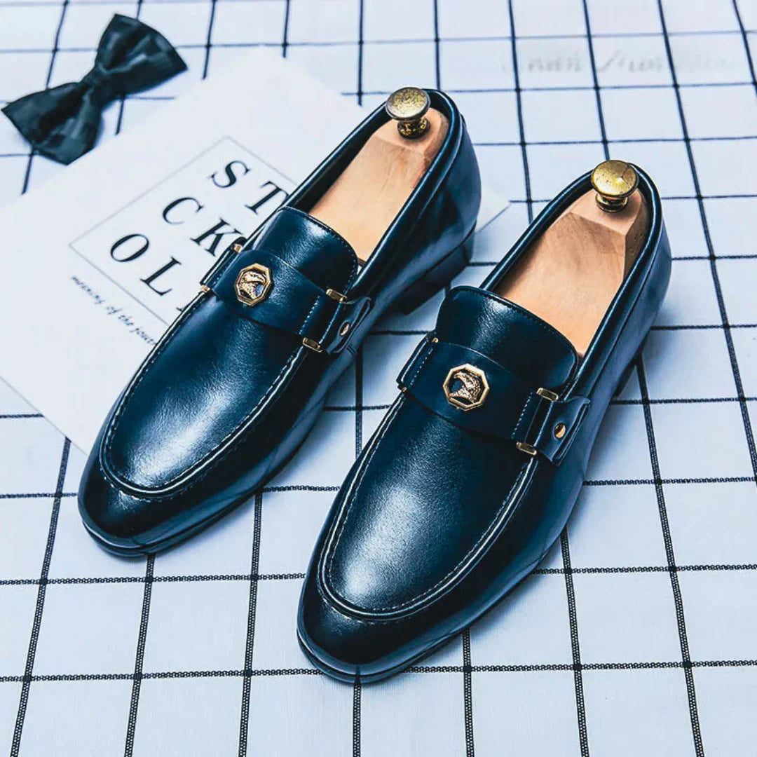 Oskar™ Stilrena Skinnmoccasiner