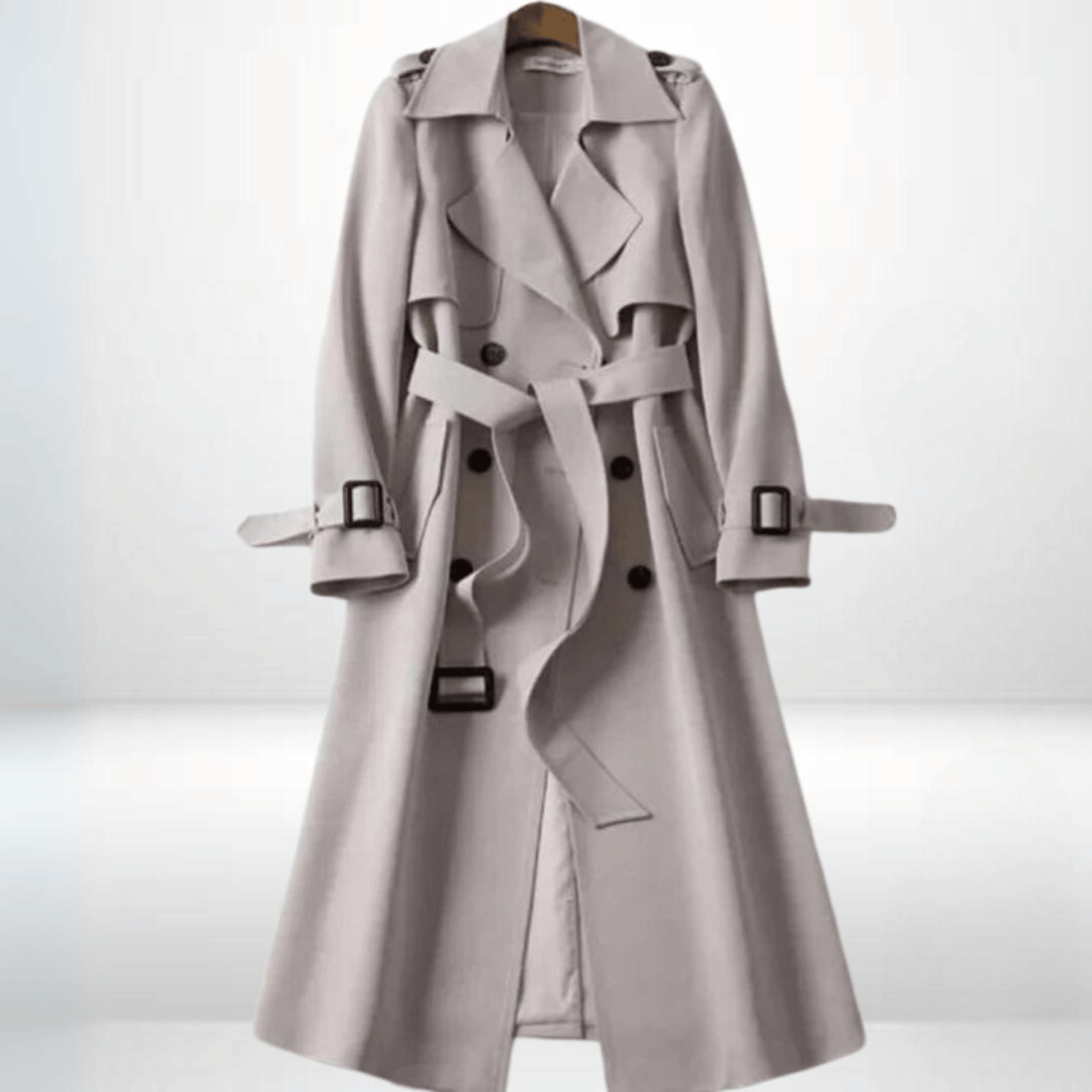 Zoey™ Trenchcoat i Premiumbomull