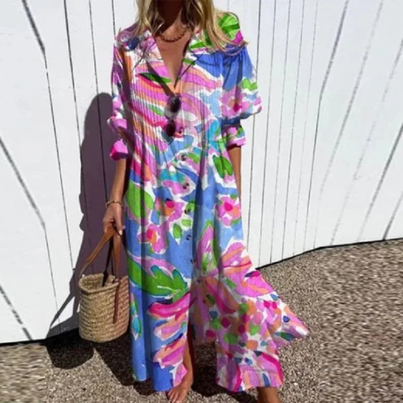 Grethe™ Boho Klänning