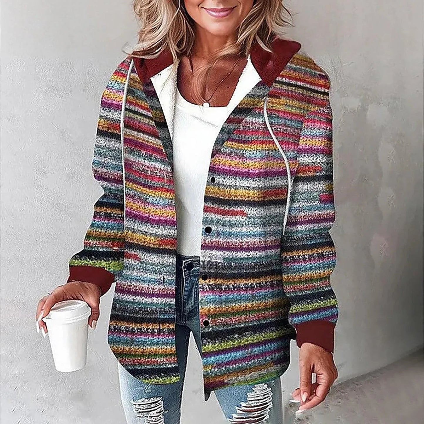Sissela™ Varm och Mysig Höstjacka