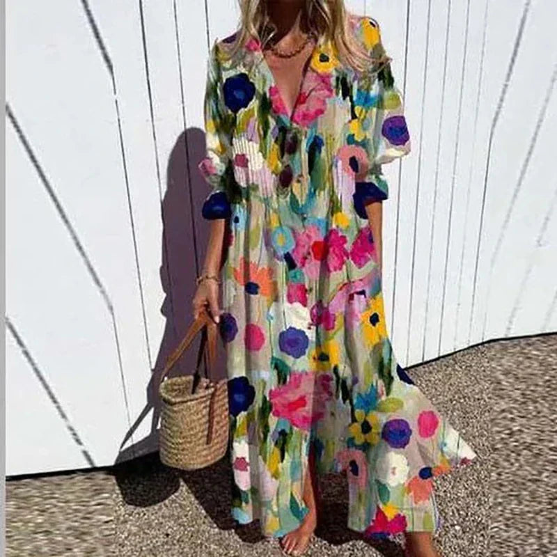Grethe™ Boho Klänning