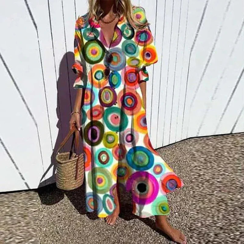 Grethe™ Boho Klänning