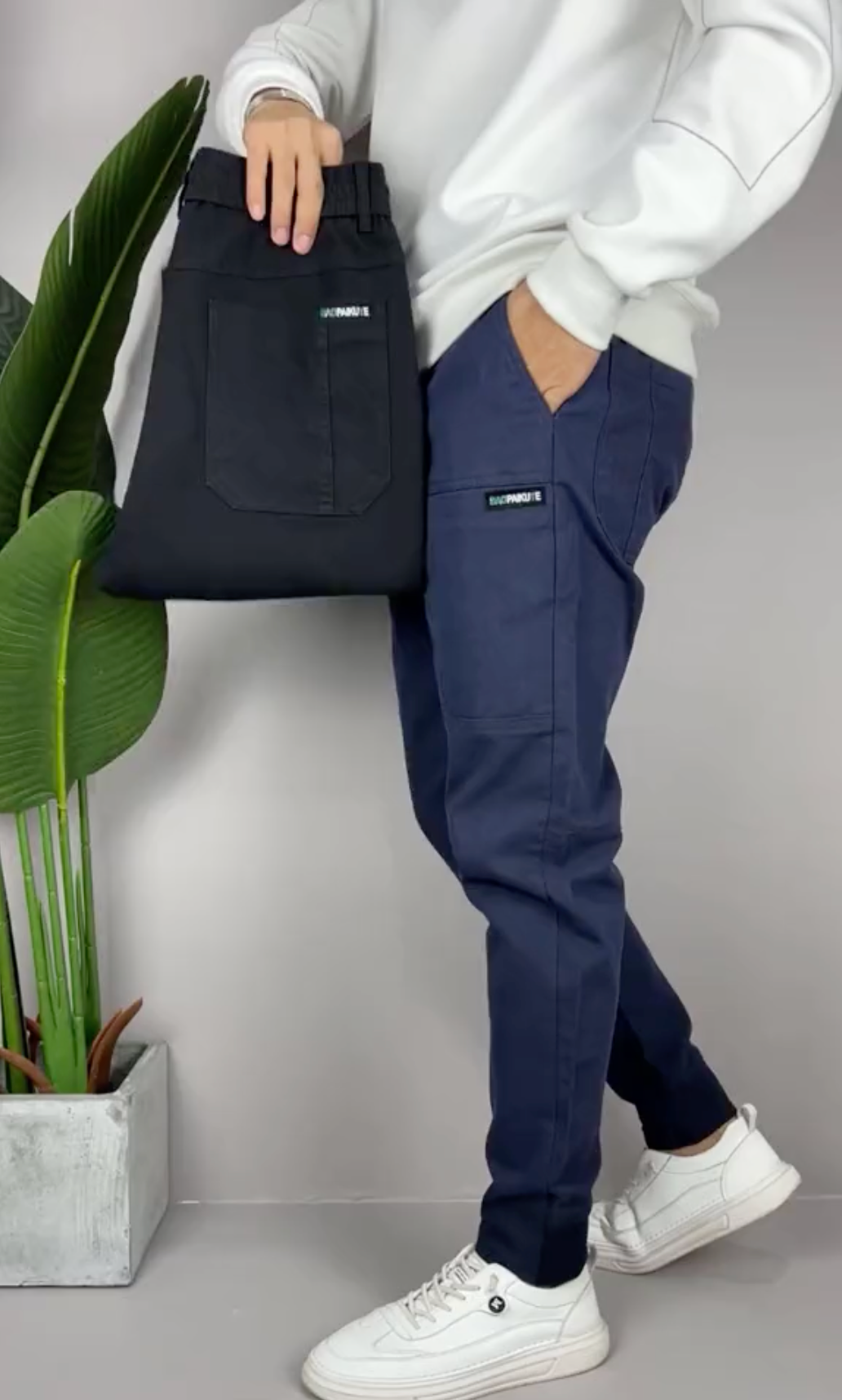 1+1 Gratis Lars™ Premium Stretch Cargo Byxor