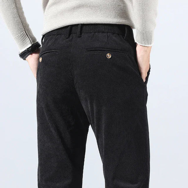 Zaki™ Ribbad Byxa i Velour