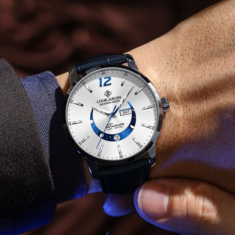 Prentice™ Elegant klocka med Månfas