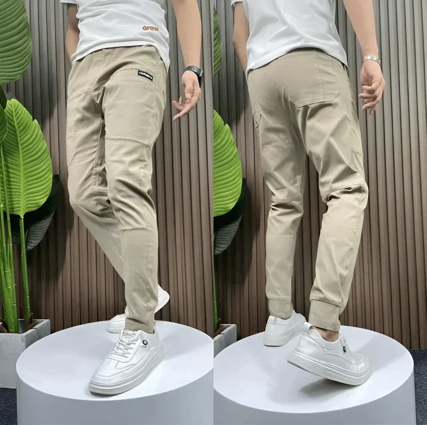 1+1 Gratis Lars™ Premium Stretch Cargo Byxor