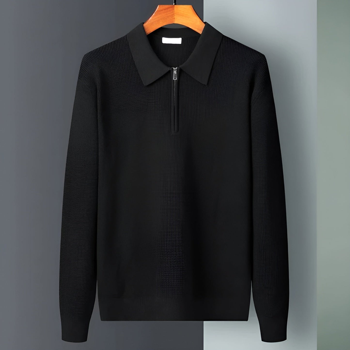 Dmitry™ Premium Stickad Polotröja