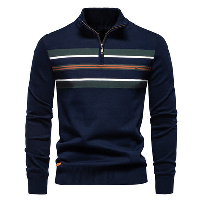 Benny™ Halv Zip Randig Tröja