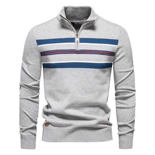 Benny™ Halv Zip Randig Tröja