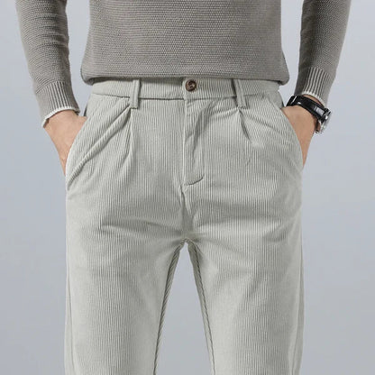 Zaki™ Ribbad Byxa i Velour