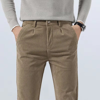 Zaki™ Ribbad Byxa i Velour