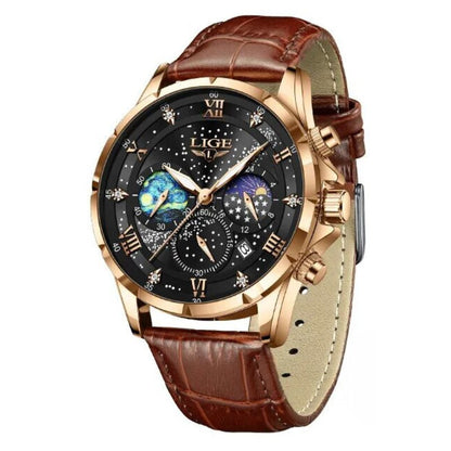Ryan™ Elegant Moon Phase Klocka