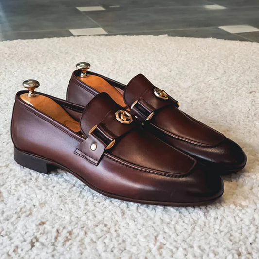 Oskar™ Stilrena Skinnmoccasiner
