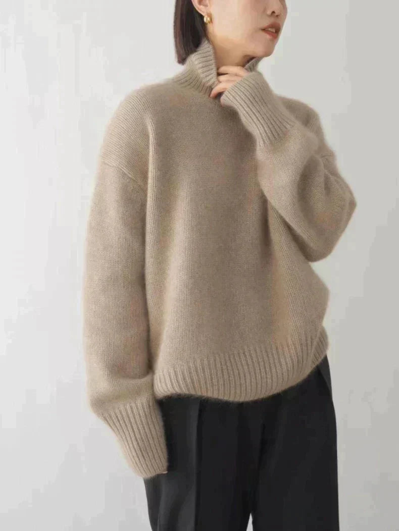 Irene™ Lyxig Cashmere Polokrage