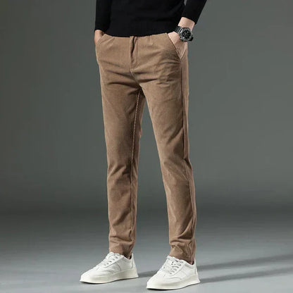 Zaki™ Ribbad Byxa i Velour