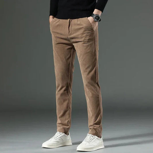 Zaki™ Ribbad Byxa i Velour