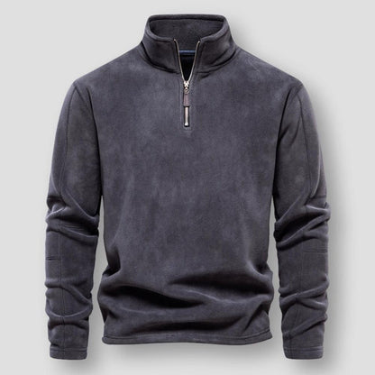 Andreas™ Luxe Zip-Up Pullover – Värme och Elegans i Perfekt Harmoni