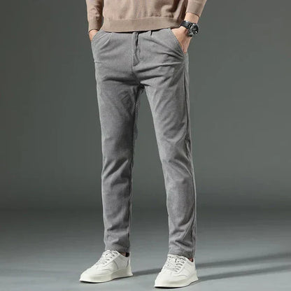 Zaki™ Ribbad Byxa i Velour