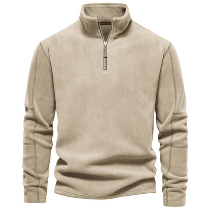 Andreas™ Luxe Zip-Up Pullover – Värme och Elegans i Perfekt Harmoni