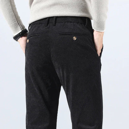 Zaki™ Ribbad Byxa i Velour