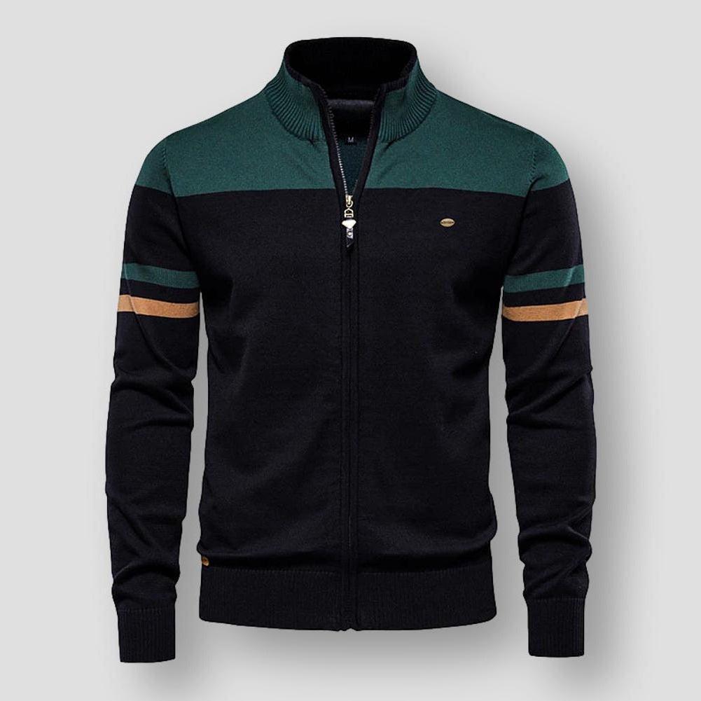 Karlson™ Unik Zip-Up Cardigan med Elegans