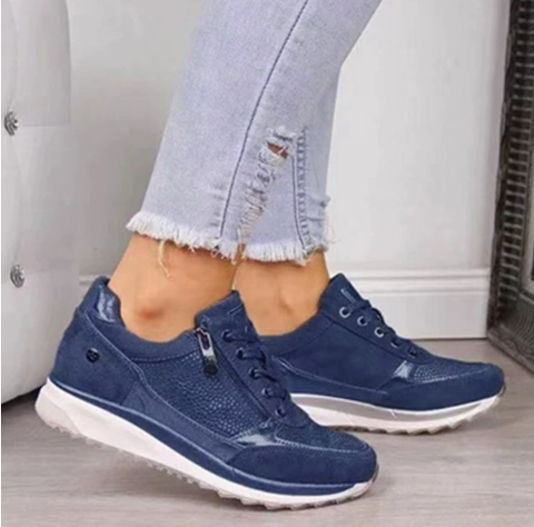 Sanna™ Bekväma Ortopediska Sneakers med Extra Inläggssulor Blå